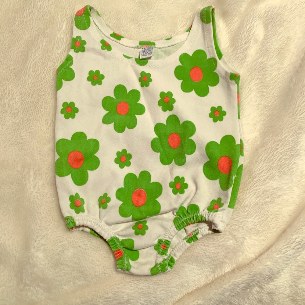 Vintage Daisies Infant Bathing suit
